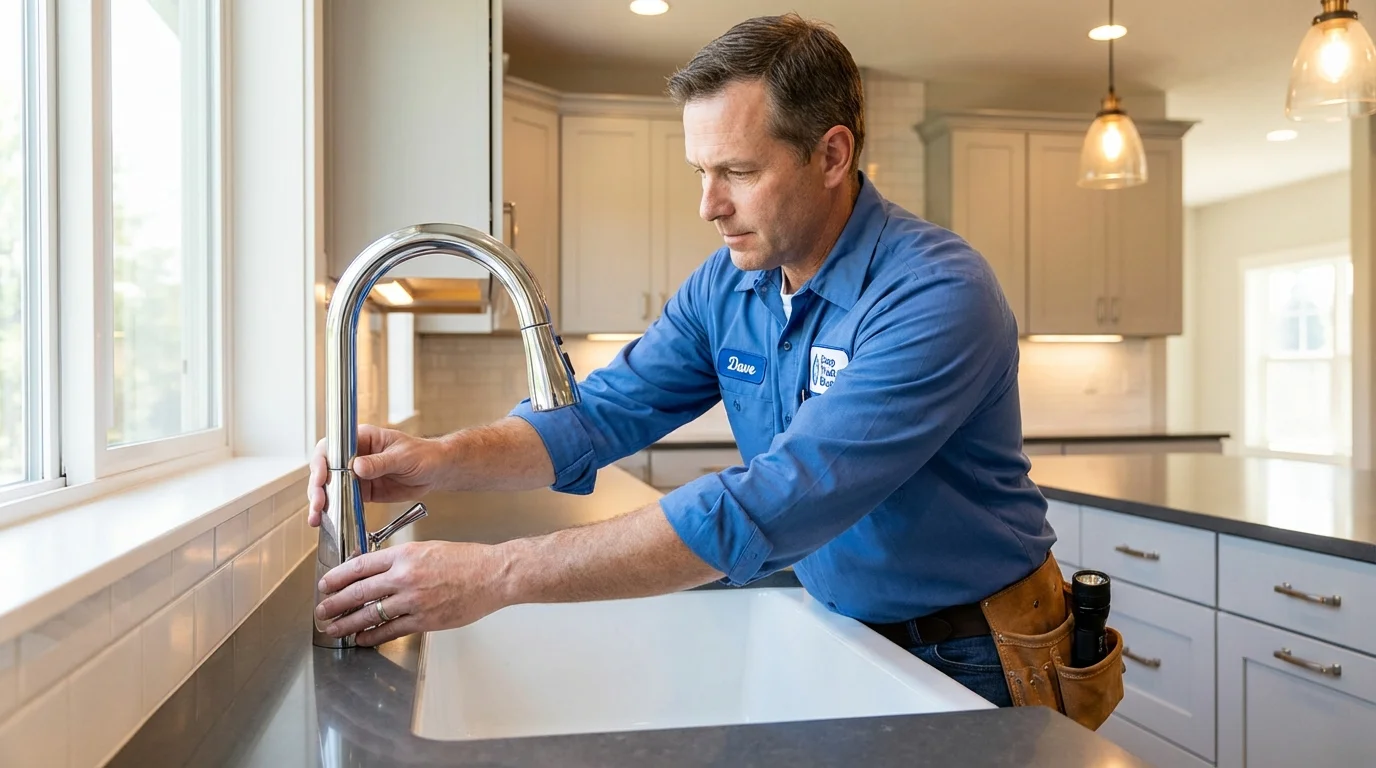 Kitchen faucet installation by Johns Plumbing LLC in Sabana Grande