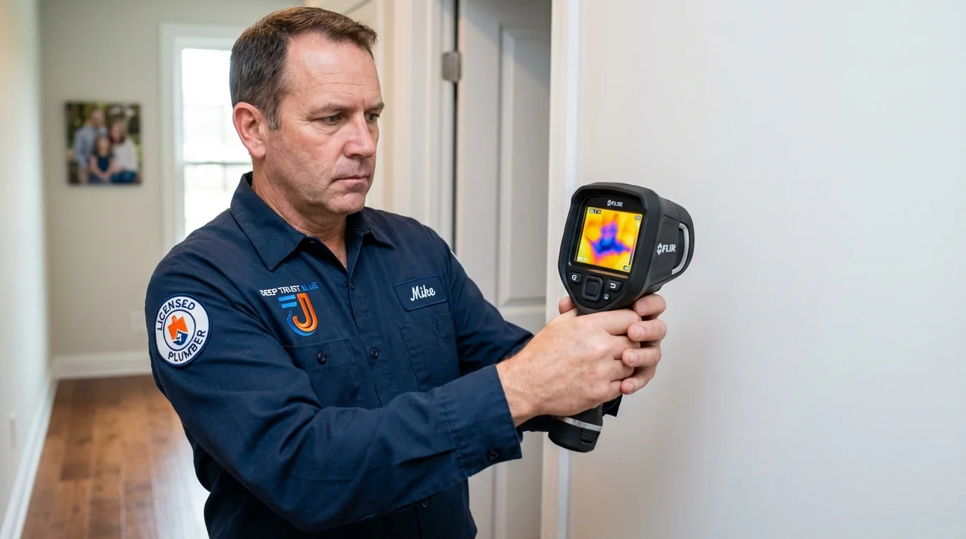 Thermal imaging leak detection by Johns Plumbing LLC in Sabana Grande